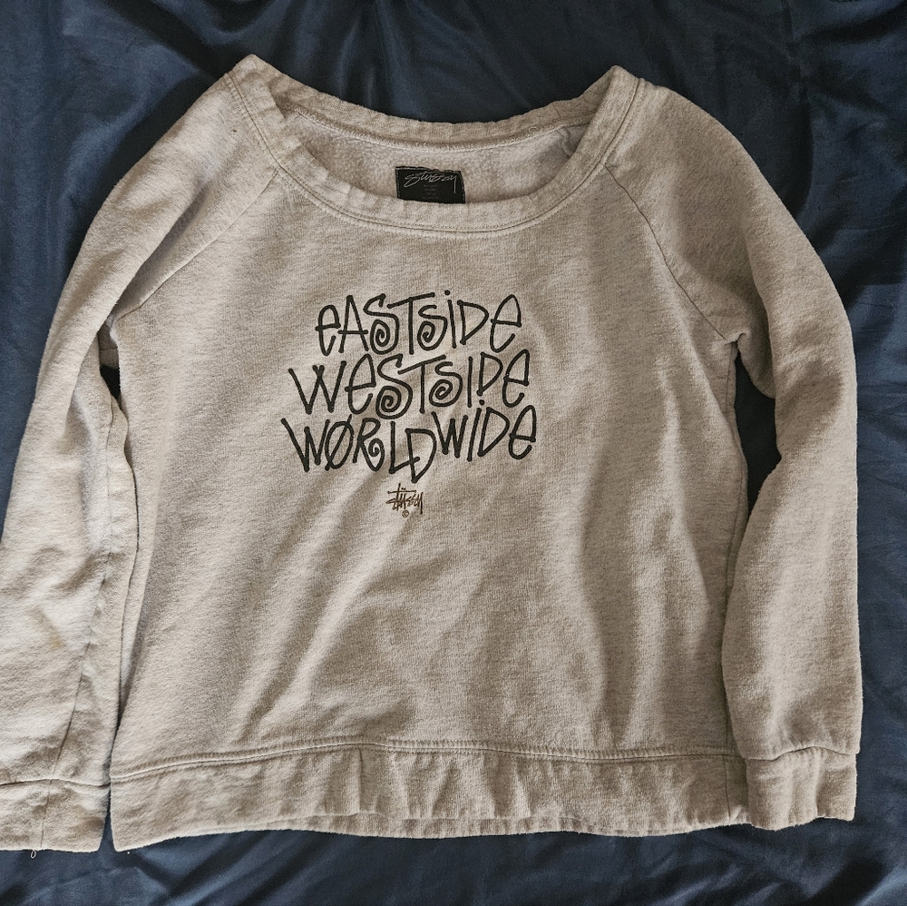 Stussy Worldwide Womens Longsleave light sweatshirt xs